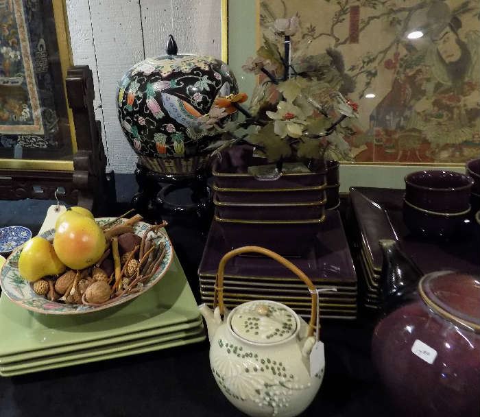 Entertaining with an Asian flare is always popular, especially when the dinnerware is priced to sell.