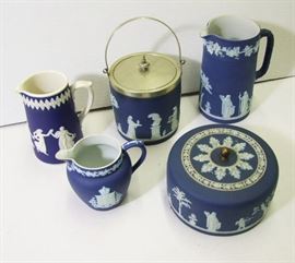 Part of a Lg Group of Wedgwood China Items incl Early Dark Blue