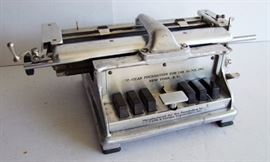 RARE - C/1940 Braille typewriter by LC Smith & Corona
