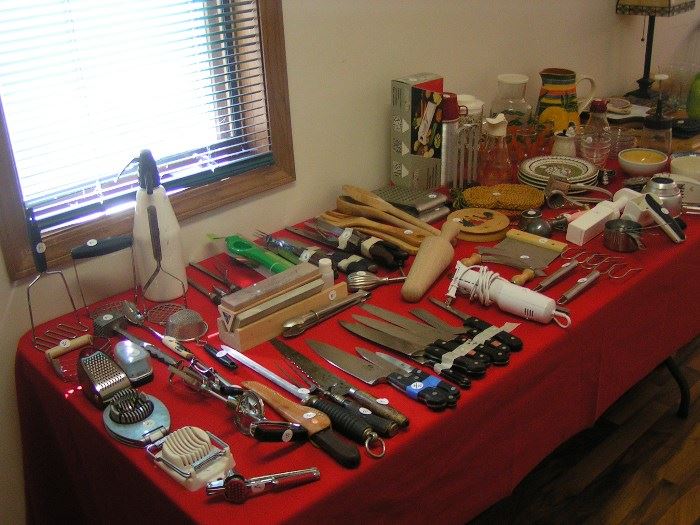 Kitchen Knives and other Utensils