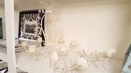 Candle Chandelier and Sconces