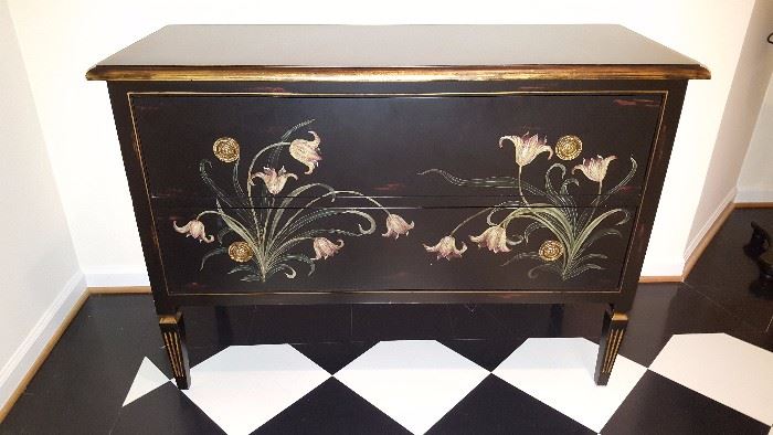 Distressed Painted Chest