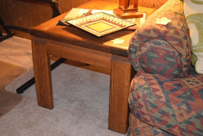 Square end table