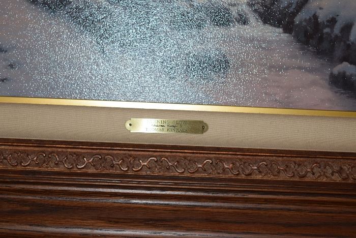 thomas kinkade framed painting
