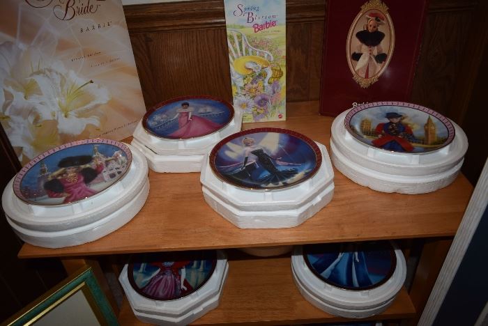 Barbie collector plates