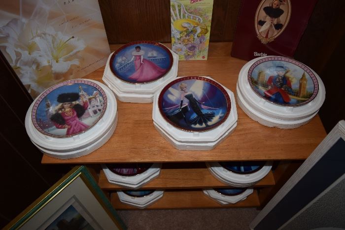 barbie collector plates
