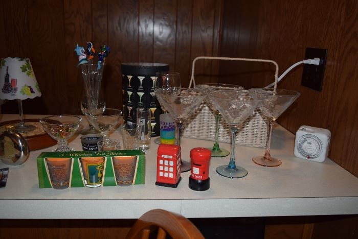 Martini glasses