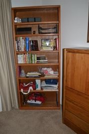 Oak Bookcase - 1 of 2.  Oak Chest