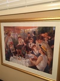 All sitting around the table Renoir 1881
