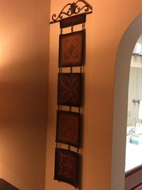 Wall art, leather