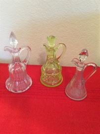 Variety of cruets