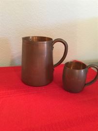 Copper mugs