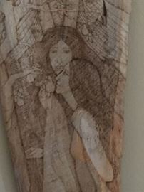 Close up on Cancer Survivor art work