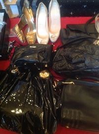 Designer shoes and handbags