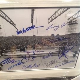 Woodstock autographed photo with COA