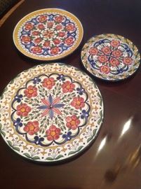 Spanish majolica service for 24