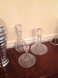 Crystal decanters