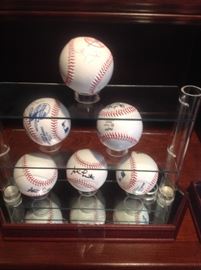 Signed baseballs