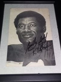 Autographed picture of Kansas City Chiefs Bobby Bell