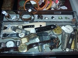 Wrist watches & pocketwatches & pocket knives