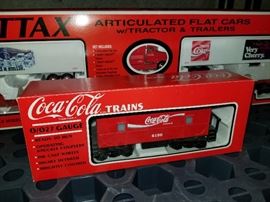 Coca-Cola die cast train