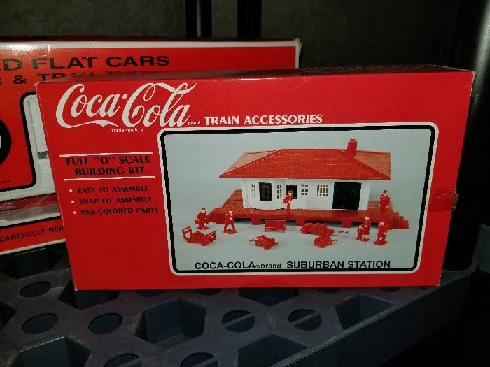 Coca-Cola train accessories