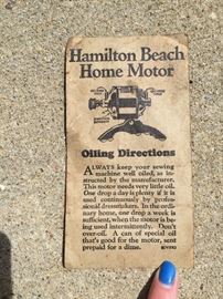 Hamilton Beach Home Motor