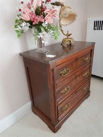 MARBLE TOP 3 DRAWER WASH STAND