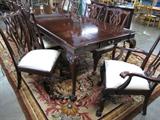 CENTURY 12 piece reproduction Dining Room Set American Traditional, Chippendale, Claw and Ball