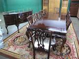 CENTURY 12 piece reproduction Dining Room Set American Traditional, Chippendale, Claw and Ball