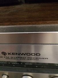 Kenwood AM FM stereo receiver - model KR 2600