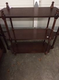 Small 3-shelf side table