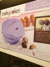 Babycakes nonstick coated cake pop maker