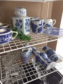 Blue & white selections