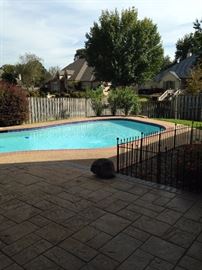 The pool is an added "plus" for this lovely home.