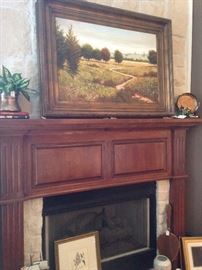 One of the many selections of framed art