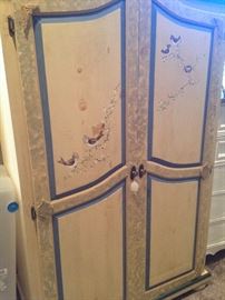 Painted armoire