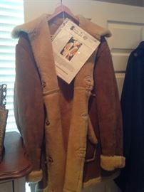 "Marlboro Man's" shearling sheepskin jacket