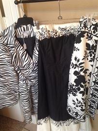 Black & white clothing