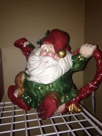 Fitz & Floyd Christmas pitcher