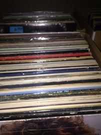 Four boxes of records 