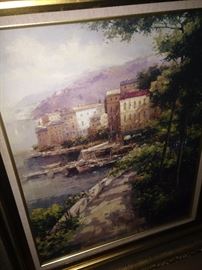 Scenic framed art