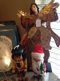 Angel and nutcrackers