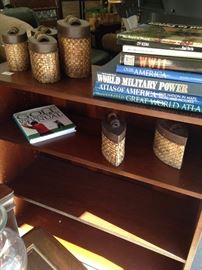 Bookcase and war books