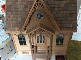 Hand made Doll House. Well crafted. 