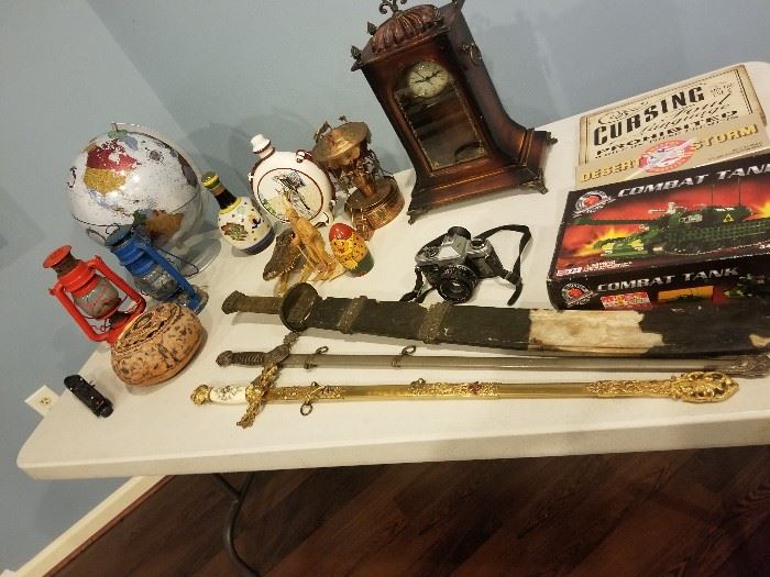 swords and miscellaneous items