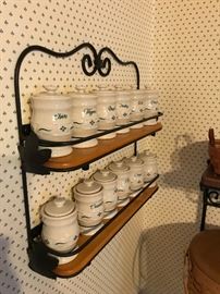 Longaberger spice rack