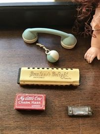 Antique charm harps Germany 