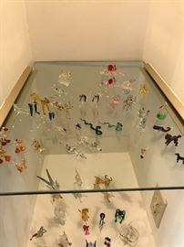 Glass miniature collection
