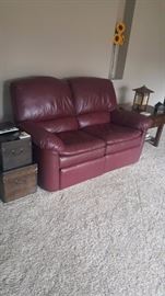 Love seat, leather..nice condition.